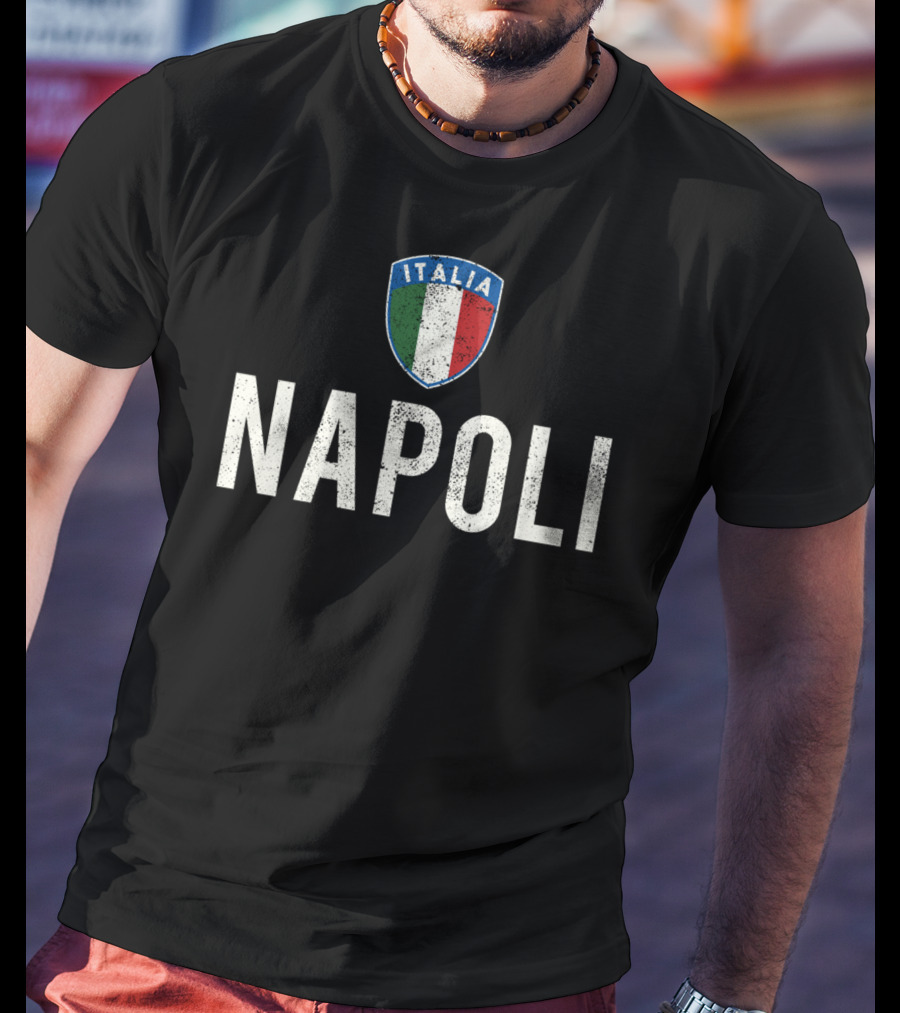 Napoli Italia Italian Flag Emblem Love Naples T-Shirt