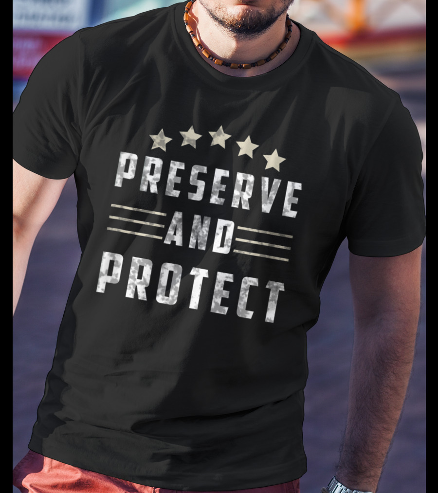 Preserve And Protect Five Stars National Park T-Shirt