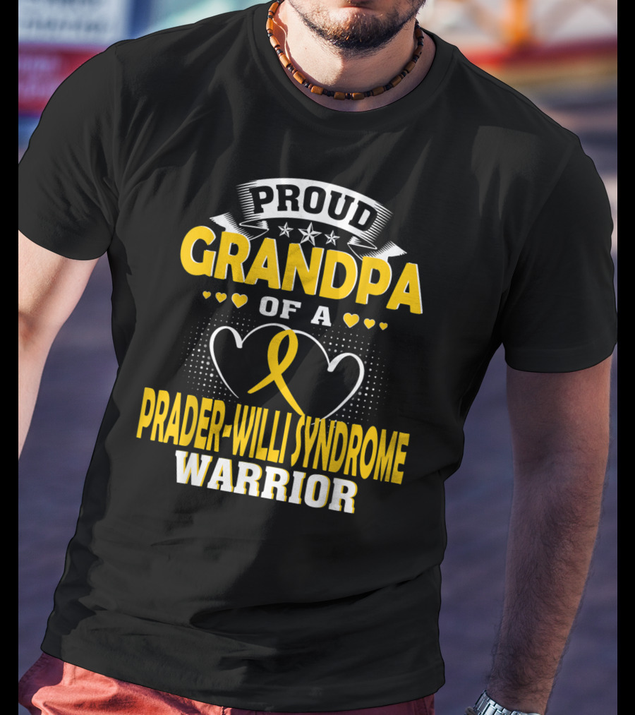 Proud Grandpa Of A Prader-Willi Syndrome Warrior T-Shirt