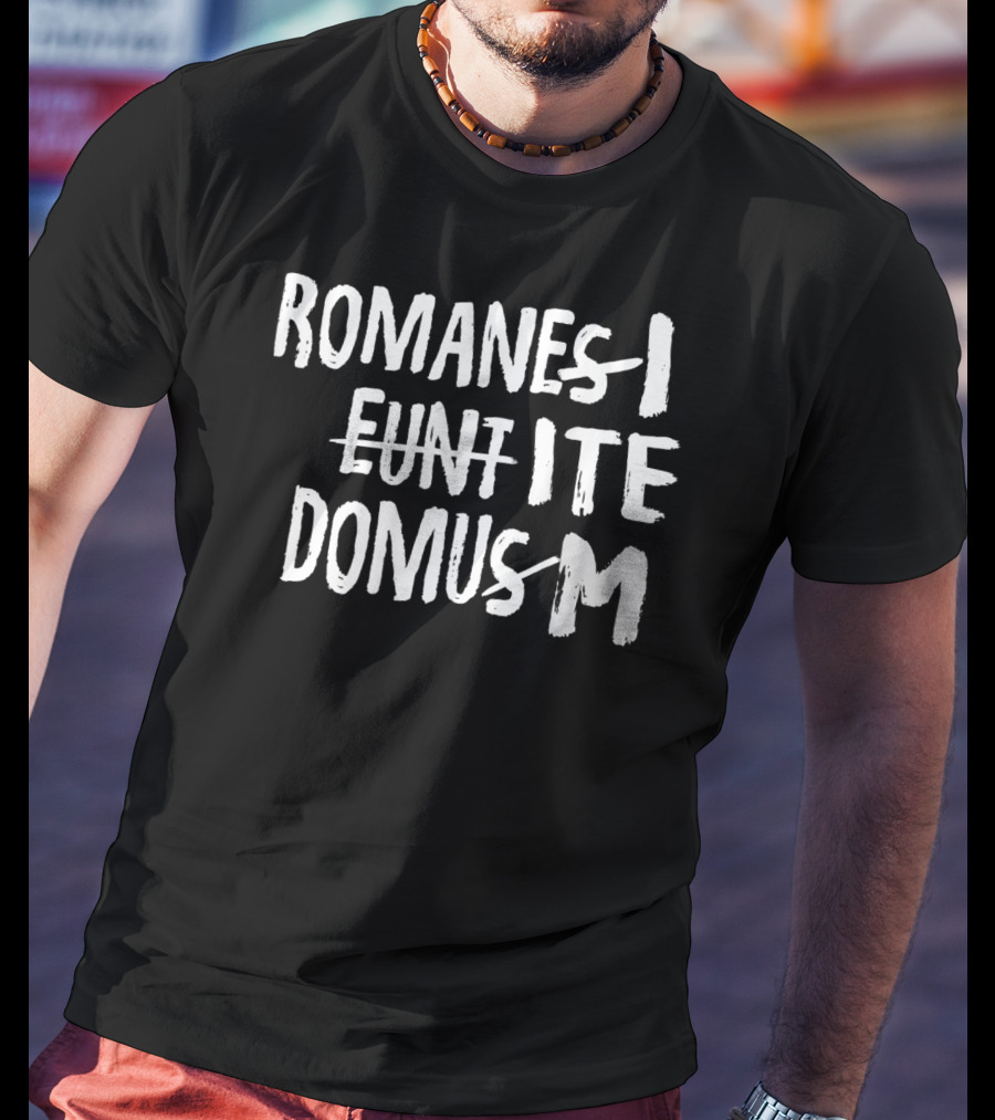 Romani Ite Domum Romanes Eunt Learning Latin Like Life T-Shirt