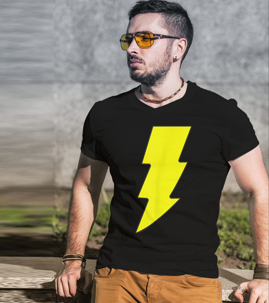 Shazam Lightning Bolt T-Shirt