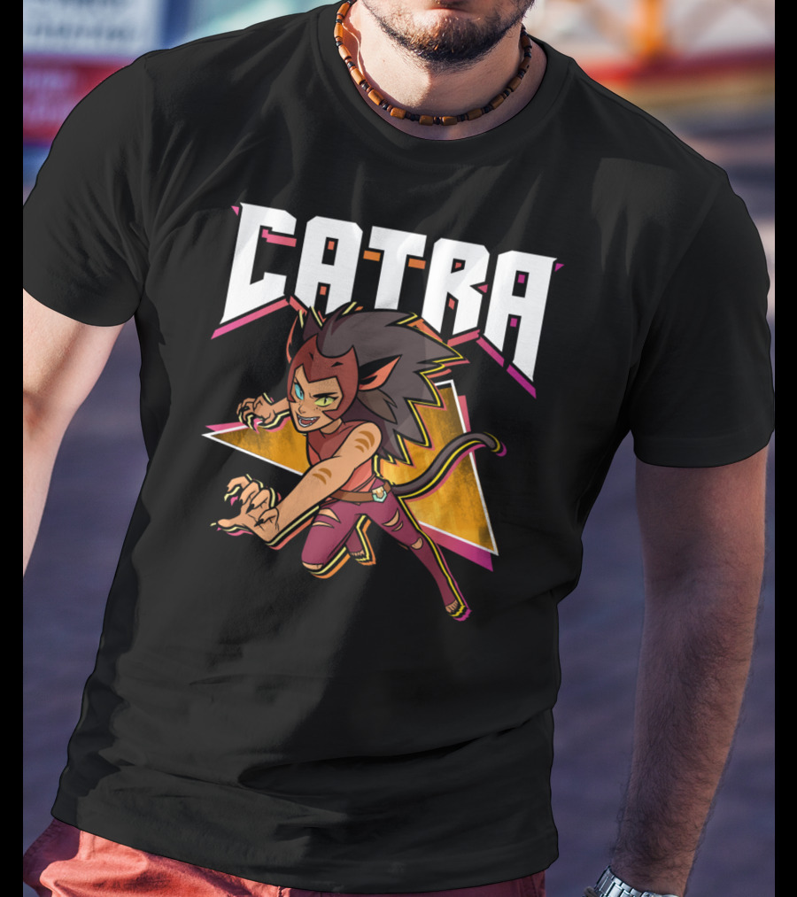 Catra Character Art From She-Ra And The Princesses Of Power Series T-Shirt