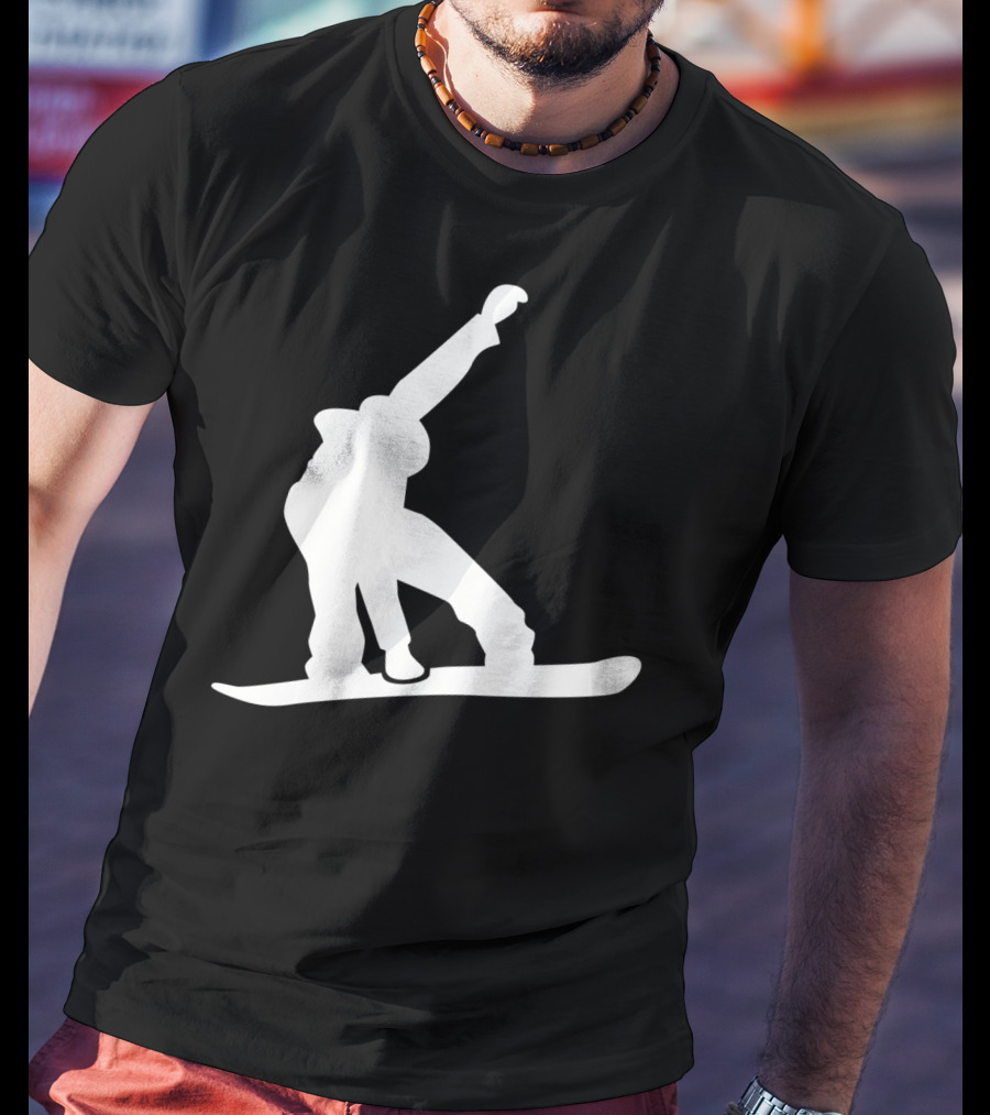Snowboarder Snowboarding Silhouette Jumper T-Shirt