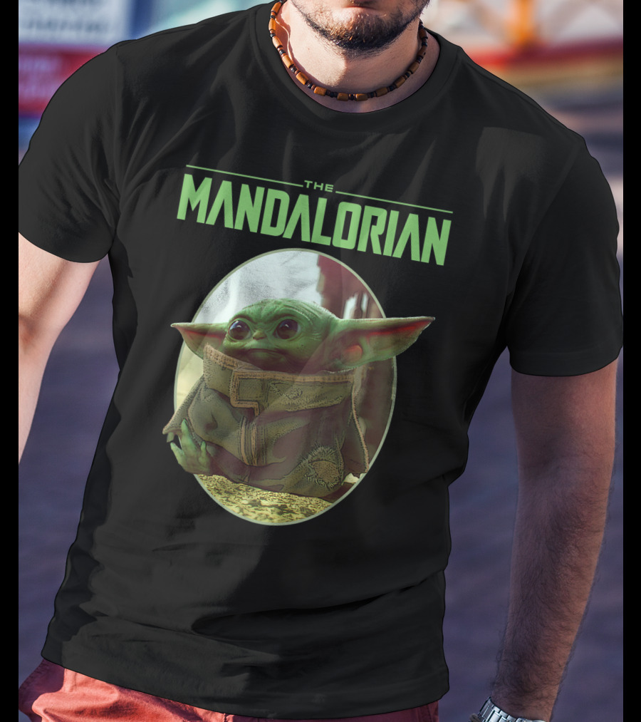 The Mandalorian The Child Star Wars Circle T-Shirt
