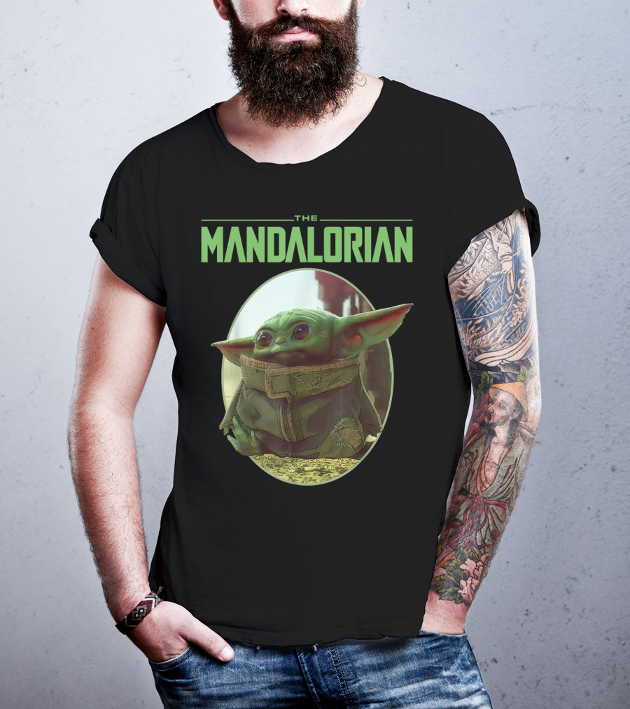 The Mandalorian The Child Star Wars Circle T-Shirt