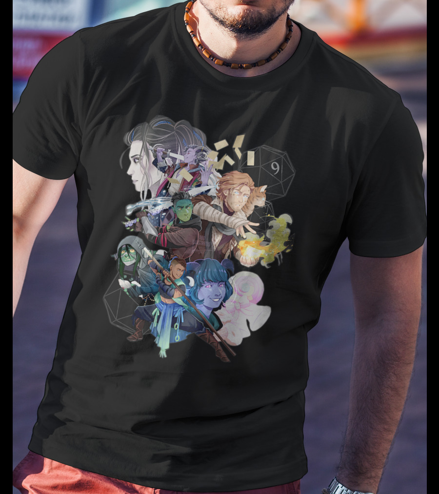 Critical Role The Mighty Nein Fantasy Characters Dungeons And Dragons T-Shirt