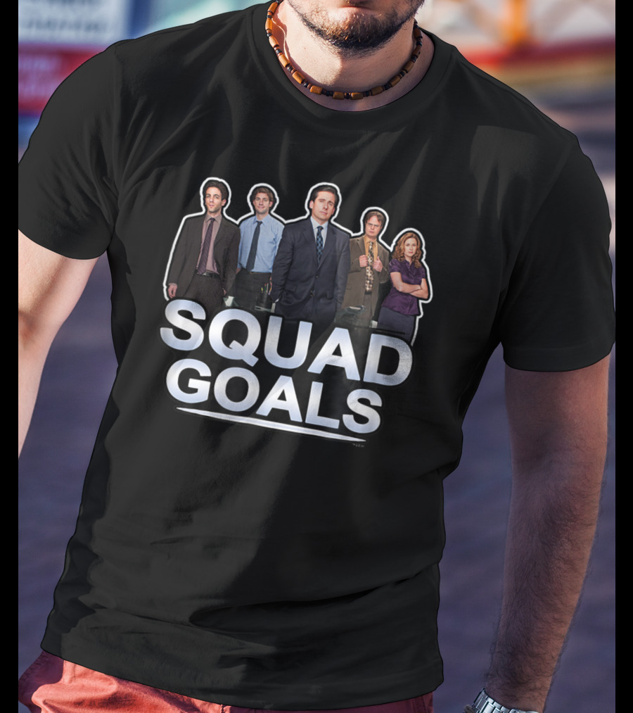 SQUAD GOALS The Office Cast Standing Together T-Shirt