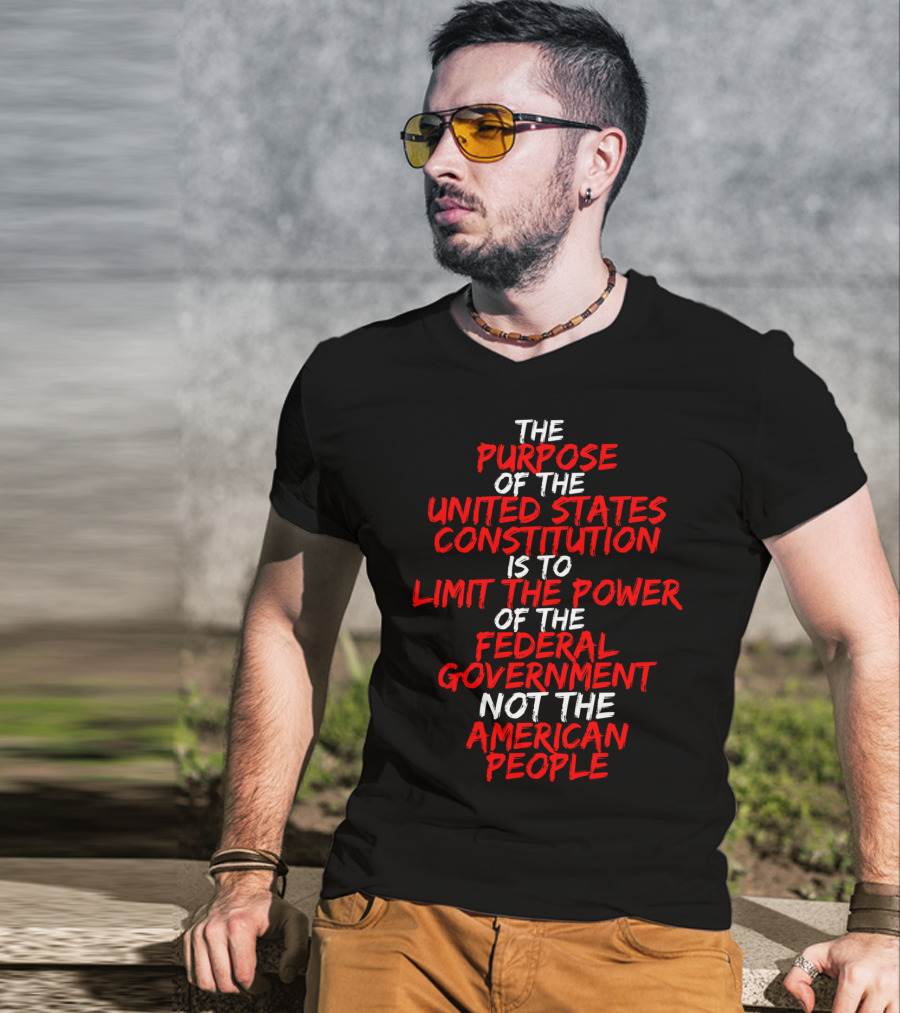 Us Constitution Limit Federal Government Not American People T-Shirt