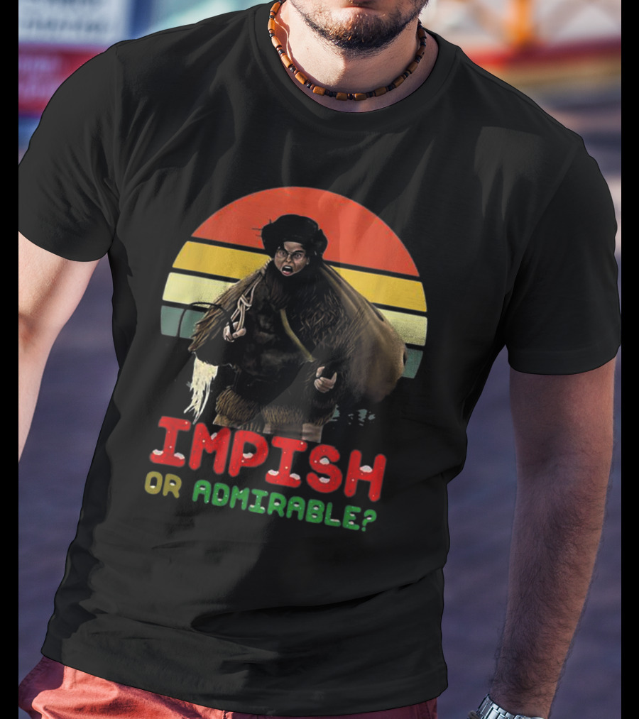 Impish Or Admirable Vintage Retro Sunset T-Shirt