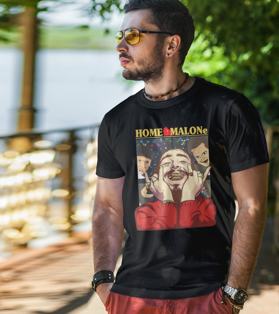 HOME MALONe Vintagehomemalone Christmas Winter T-Shirt