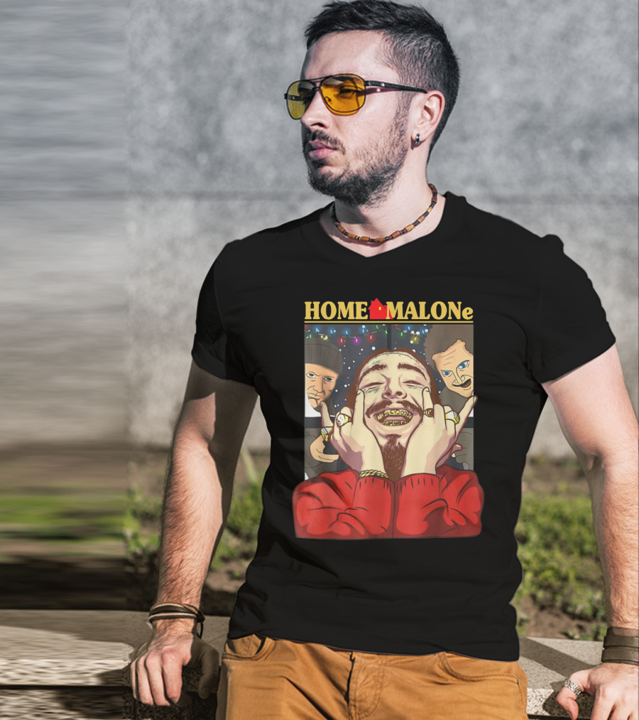 HOME MALONe Vintagehomemalone Christmas Winter T-Shirt