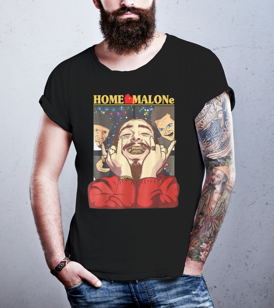 HOME MALONe Vintagehomemalone Christmas Winter T-Shirt