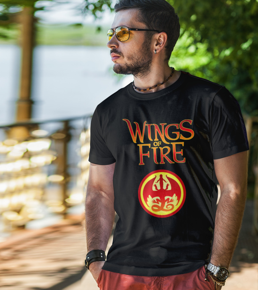 Wings Of Fire Dragon Emblem Fantasy Series T-Shirt