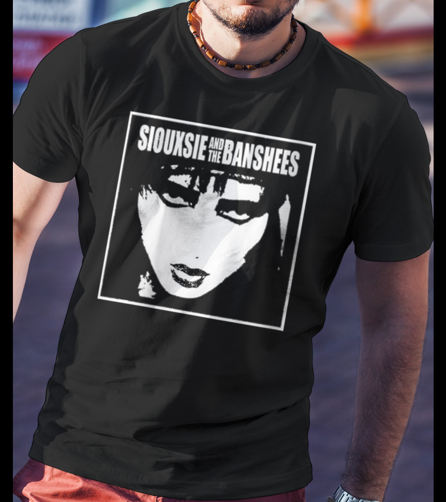 Siouxsie And The Banshees Siouxsie Monochrome Face T-Shirt