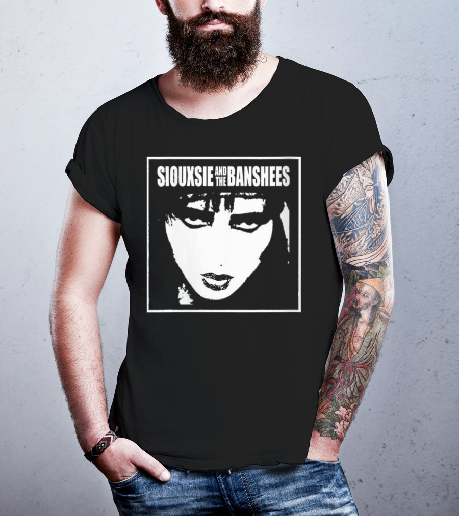 Siouxsie And The Banshees Siouxsie Monochrome Face T-Shirt