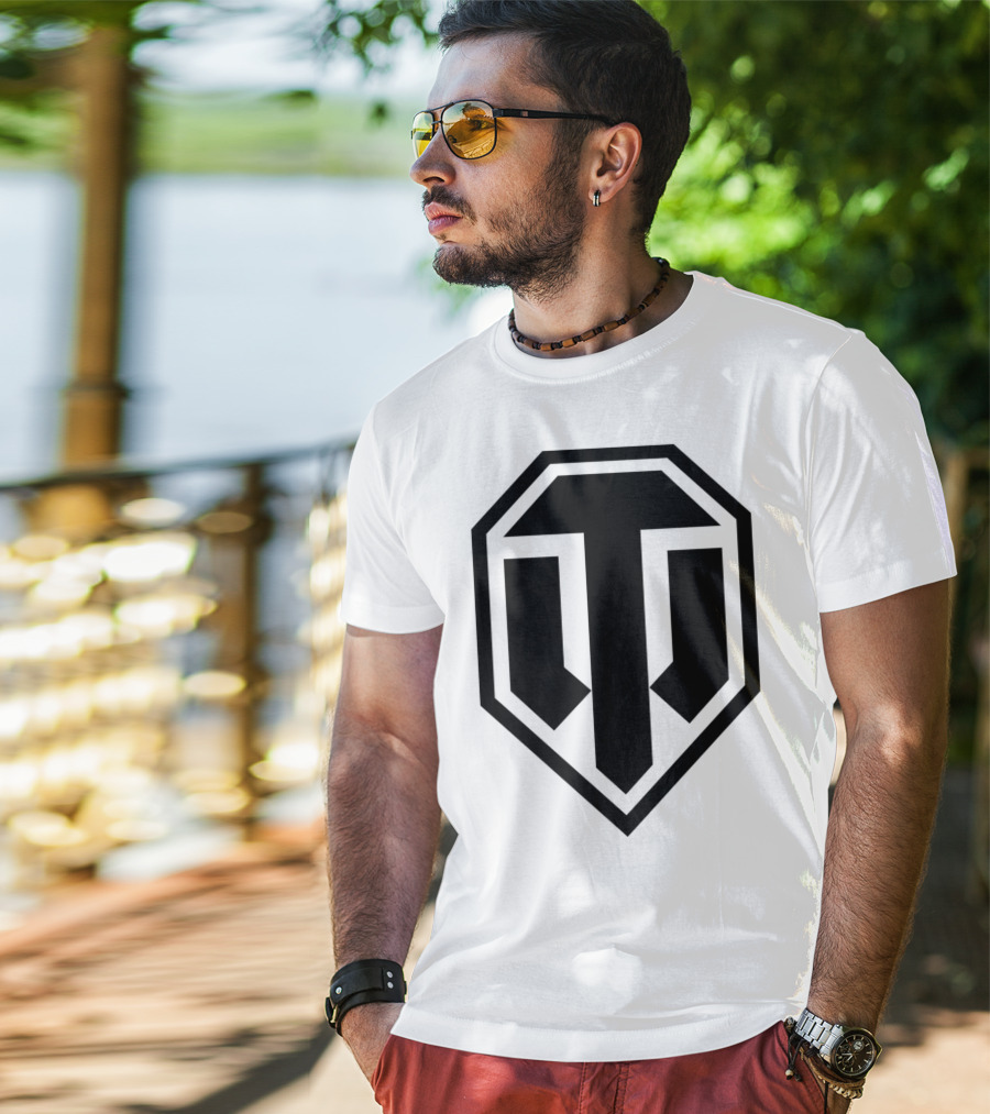 World Of Tanks Logo Badge Emblem T-Shirt