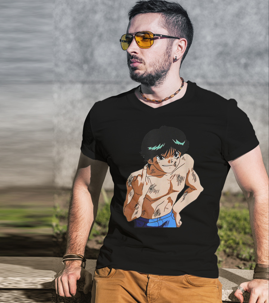 Yusuke Urameshi From Yuyu Hakusho Anime Classics T-Shirt