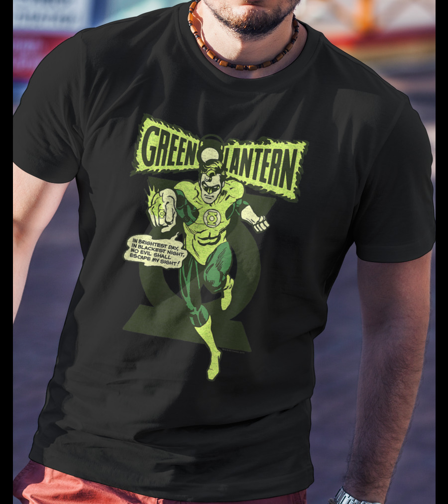 In Brightest Day In Blackest Night Green Lantern Oath T-Shirt