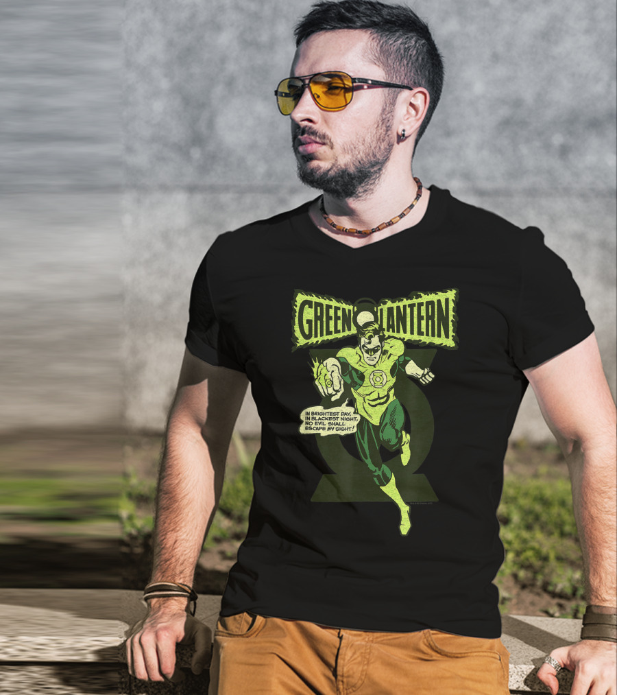 In Brightest Day In Blackest Night Green Lantern Oath T-Shirt