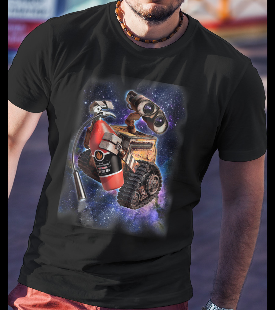 WALL-E Fire Extinguisher Adventure In Space T-Shirt