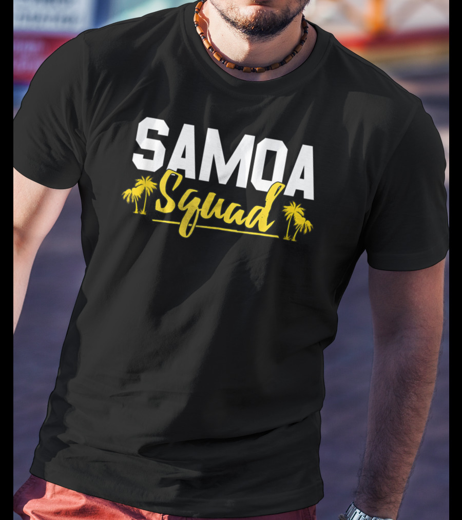 Samoa Squad American Samoan Samoa Palm Trees T-Shirt
