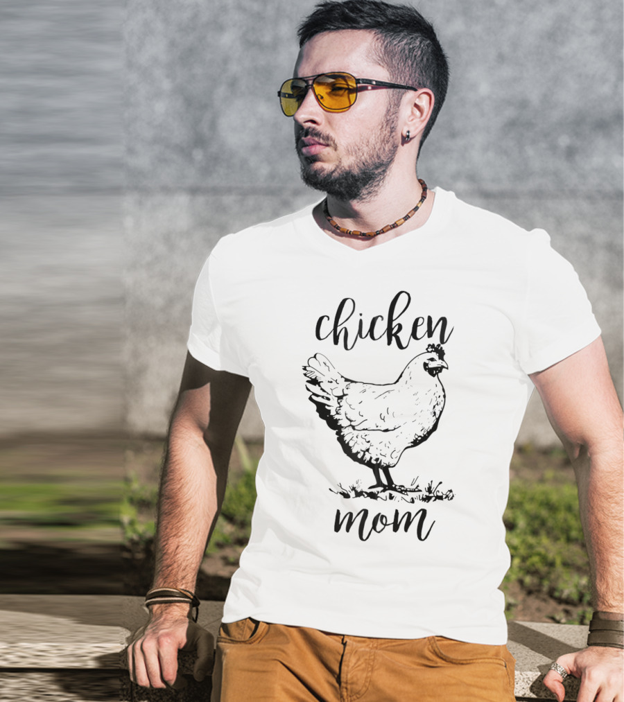 Chicken Mom Raising Crazy Chicken Lady T-Shirt