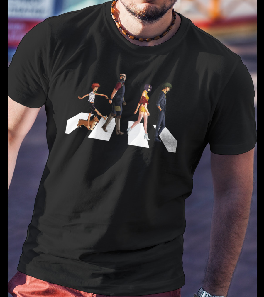 Cowboys's Team Bebops's Abbey Road Crossover T-Shirt