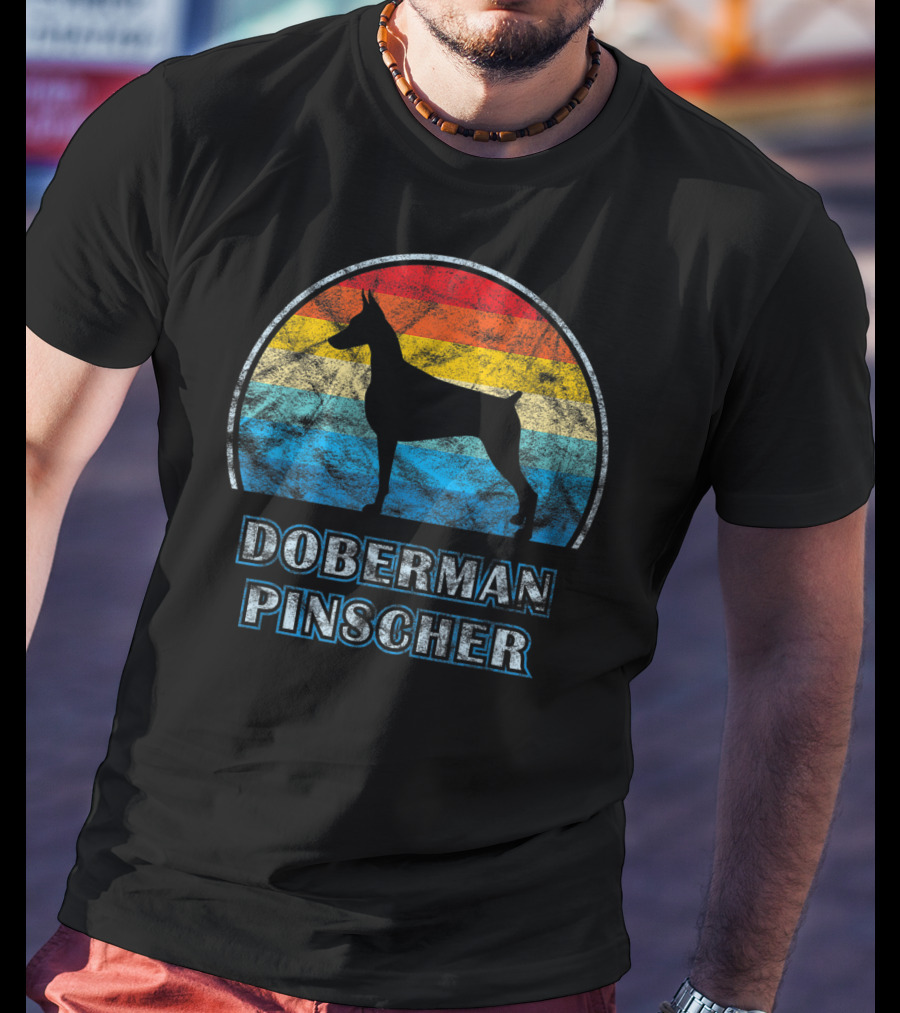 Doberman Pinscher Vintage Retro T-Shirt