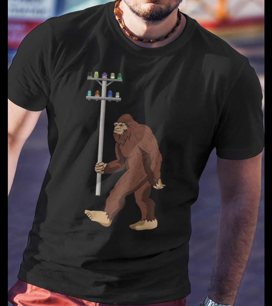 Bigfoot Collects Glass And Porcelain Figurines Enthusiastically T-Shirt