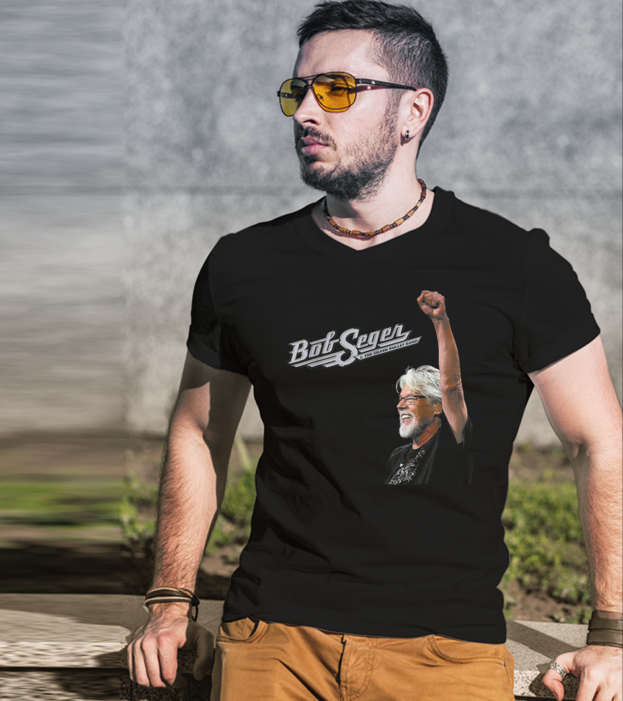 Bob Seger And The Silver Bullet Band Raised Arm T-Shirt