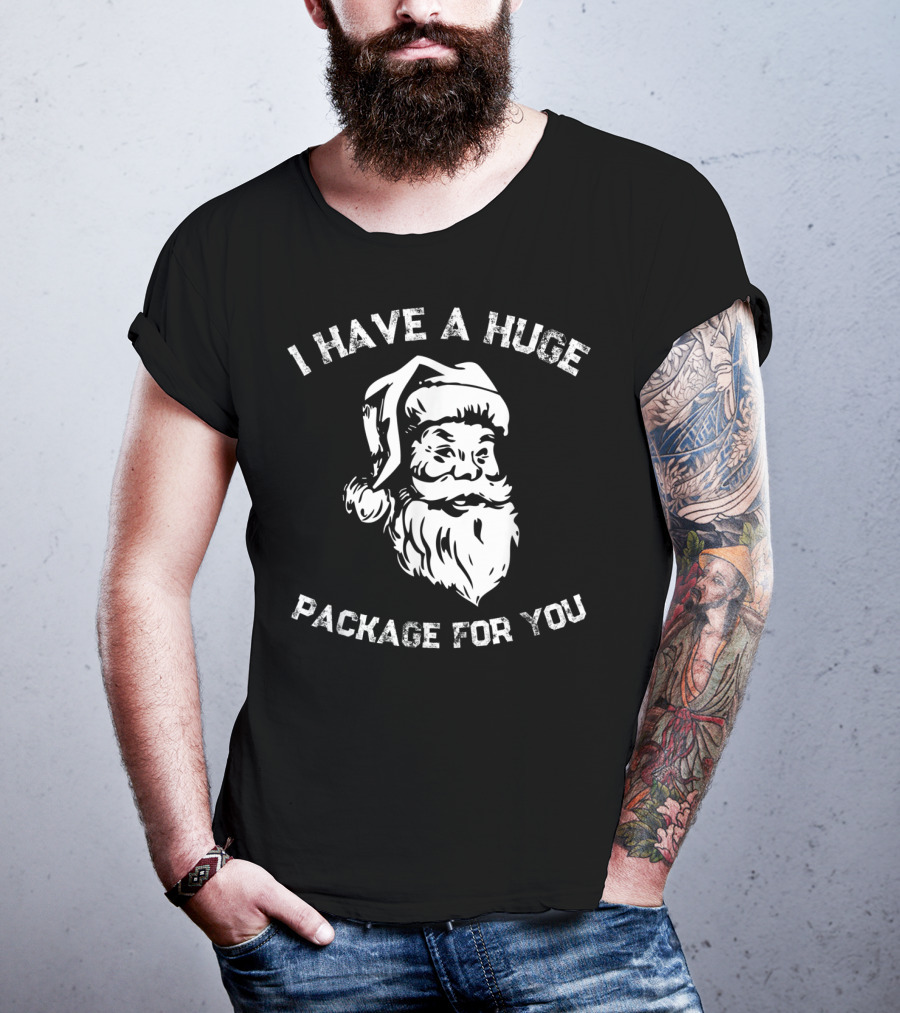 I Have A Huge Package For You Santa T-Shirt
