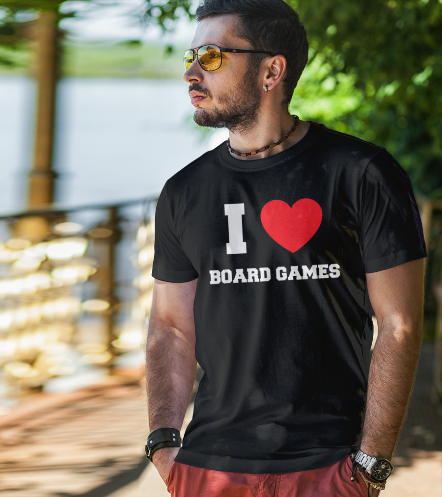 I Heart Board Games T-Shirt