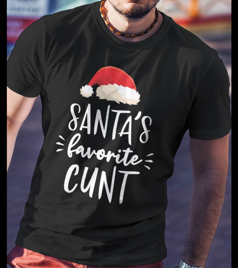 Santa's Favorite Cunt T-Shirt