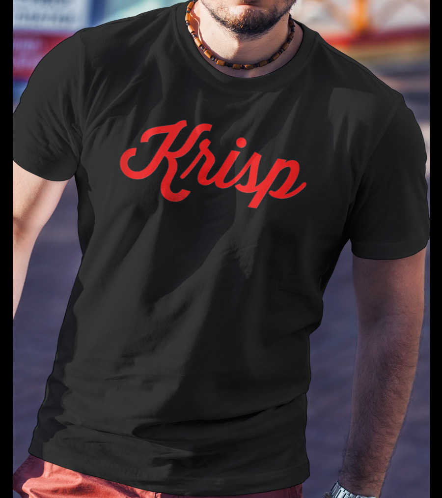 Krisp Red Typography Er Red T-Shirt