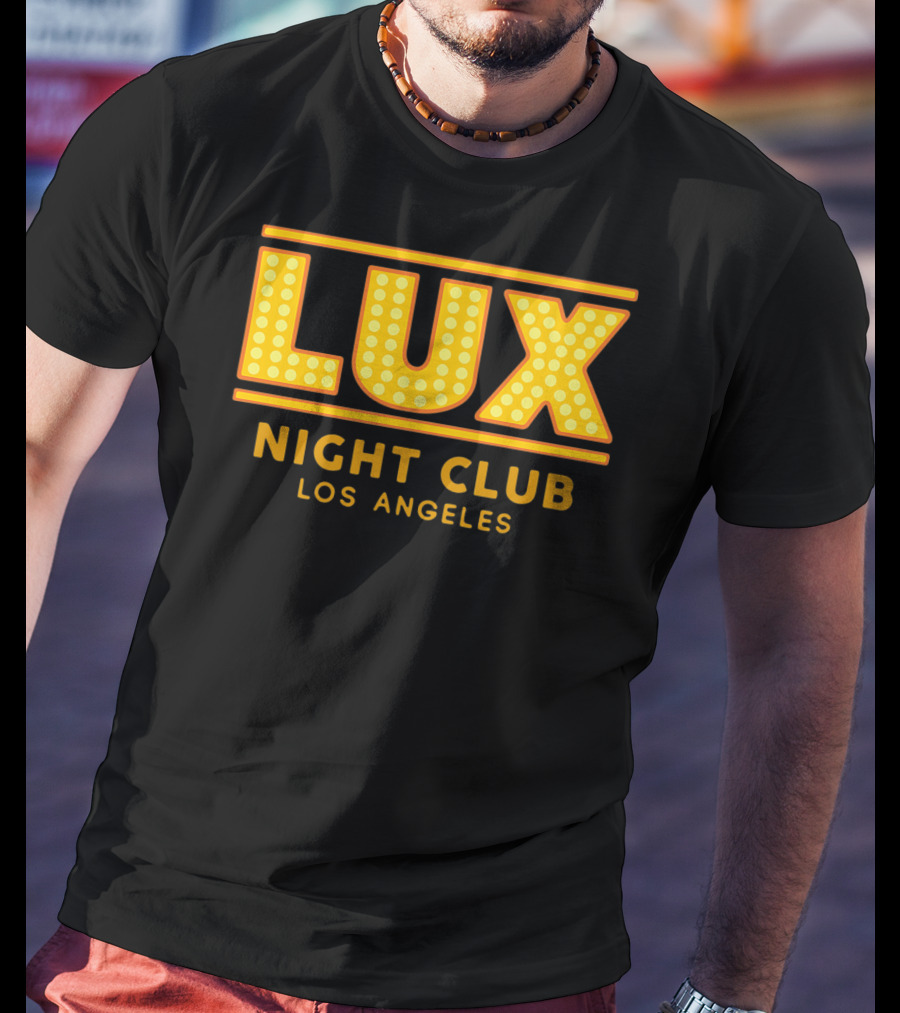 Lux Night Club Los Angeles Morningstar Funny Geek T-Shirt