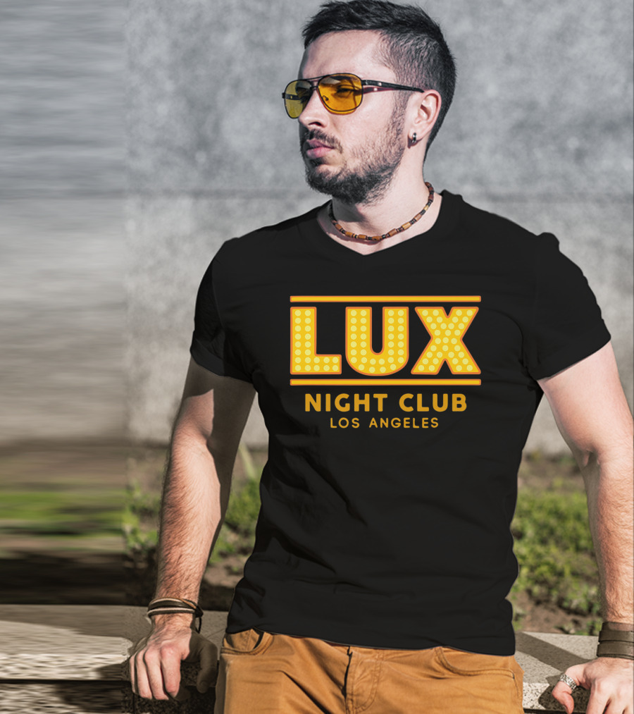 Lux Night Club Los Angeles Morningstar Funny Geek T-Shirt