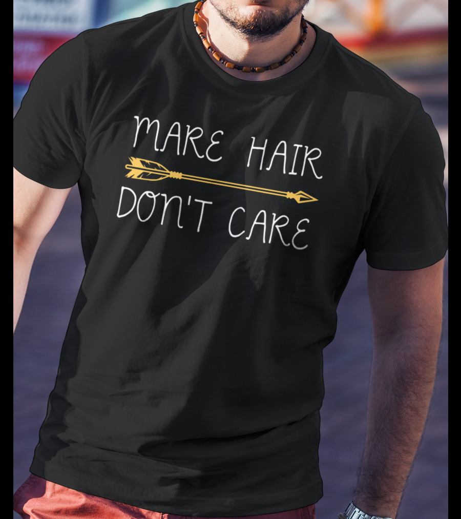 Mare Hair Don't Care Arrow Horse Kids Owner T-Shirt