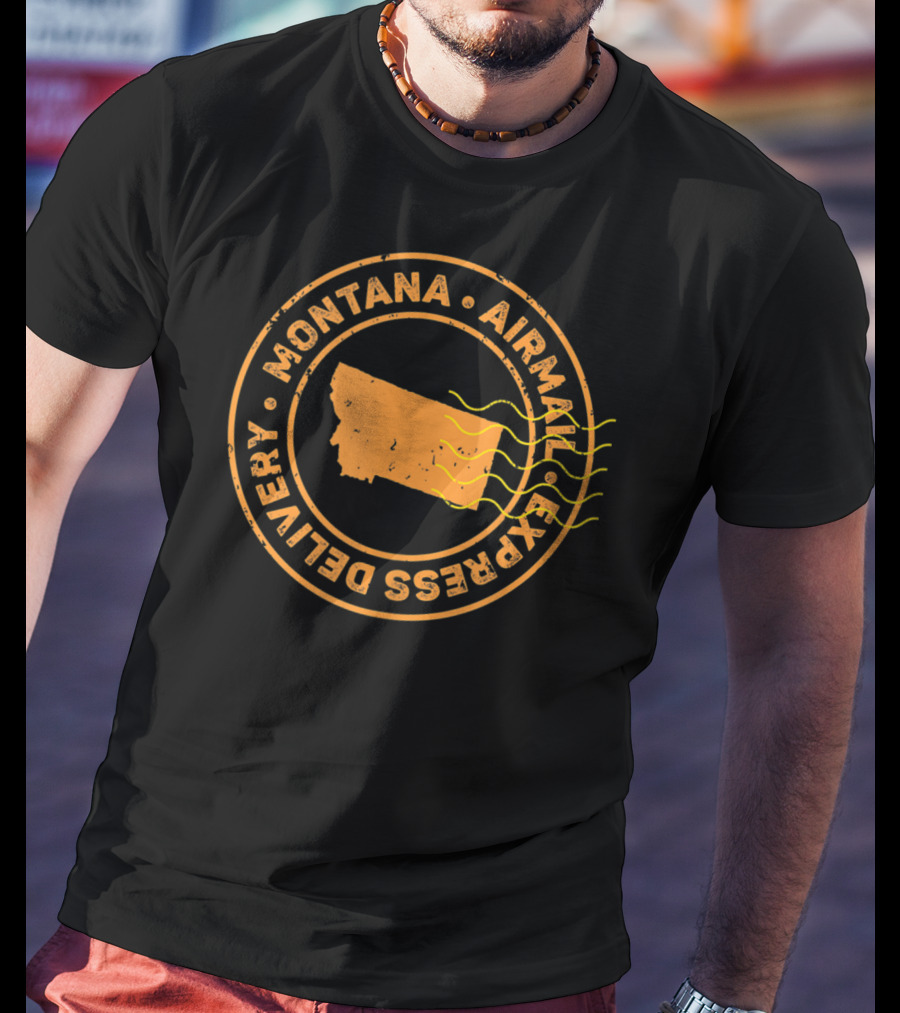 Montana Airmail Express Delivery T-Shirt