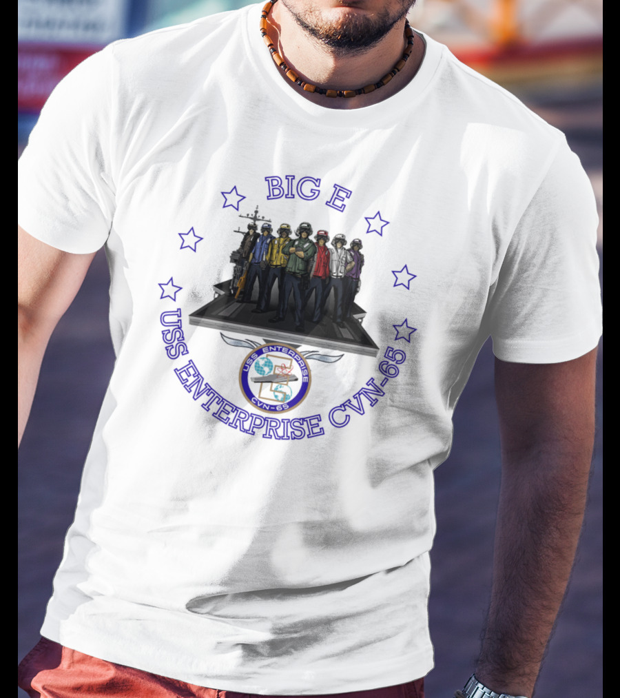 BIG E USS Enterprise CVN-65 T-Shirt