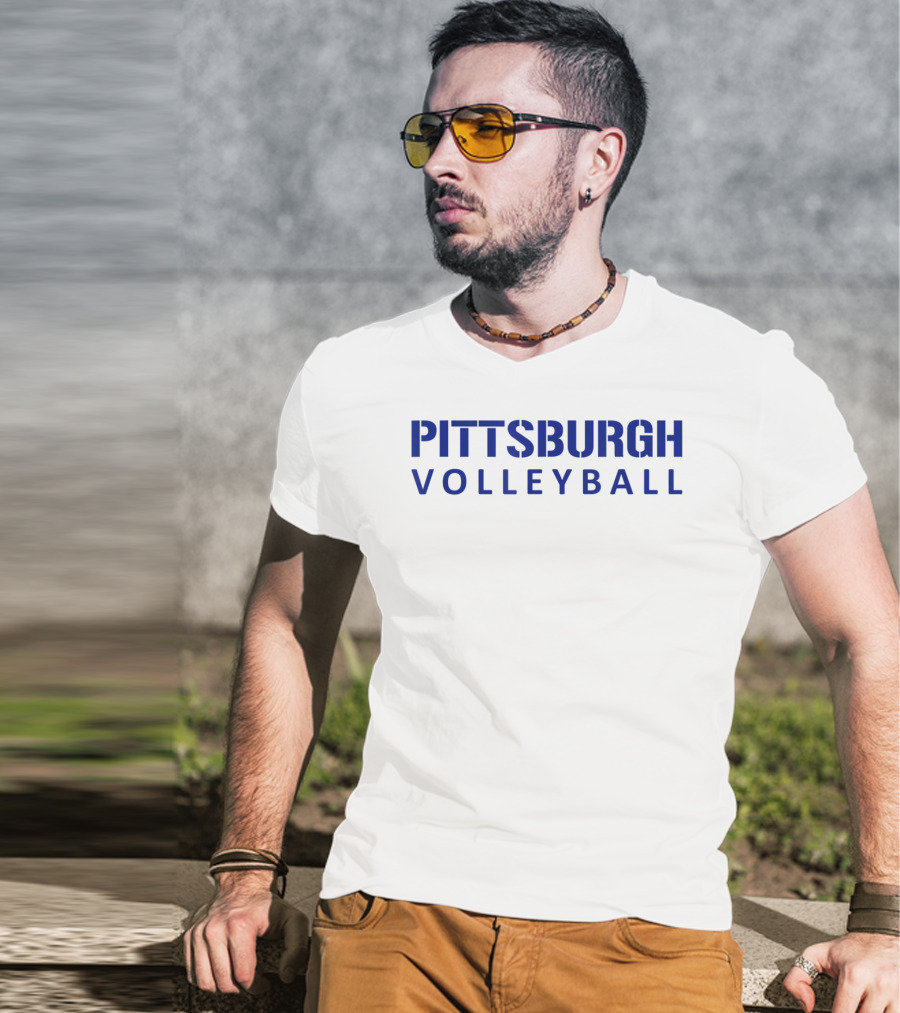 Pittsburgh Volleyball Block T-Shirt