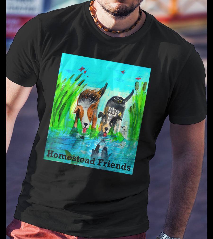 Homestead Friends Adorable Animals On The Homestead T-Shirt