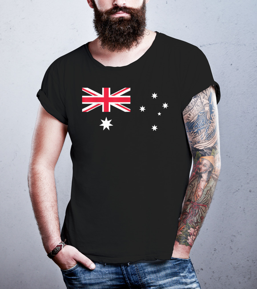 Australia Flag Aussie Flags For Australian Pride T-Shirt