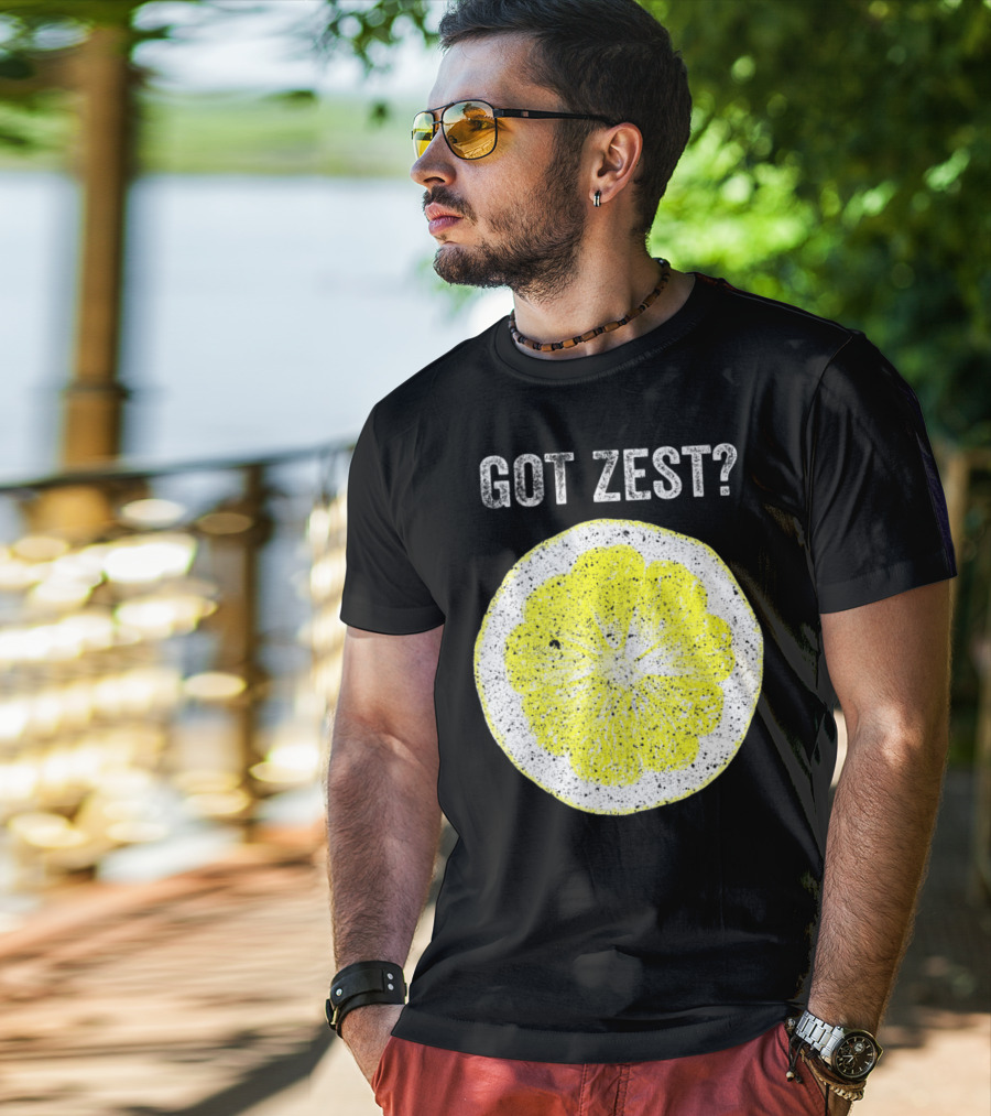 Got Zest? Chef Cook Food Festival Lemon Slice T-Shirt