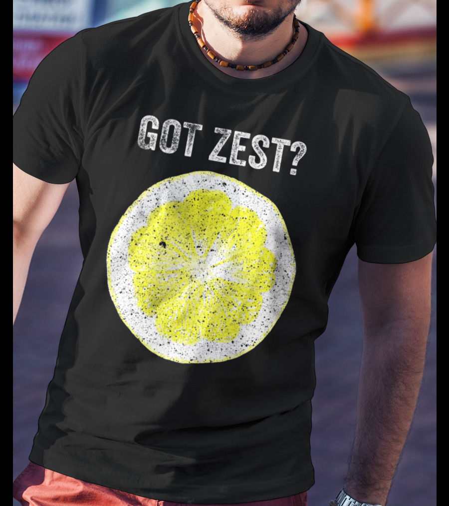 Got Zest? Chef Cook Food Festival Lemon Slice T-Shirt