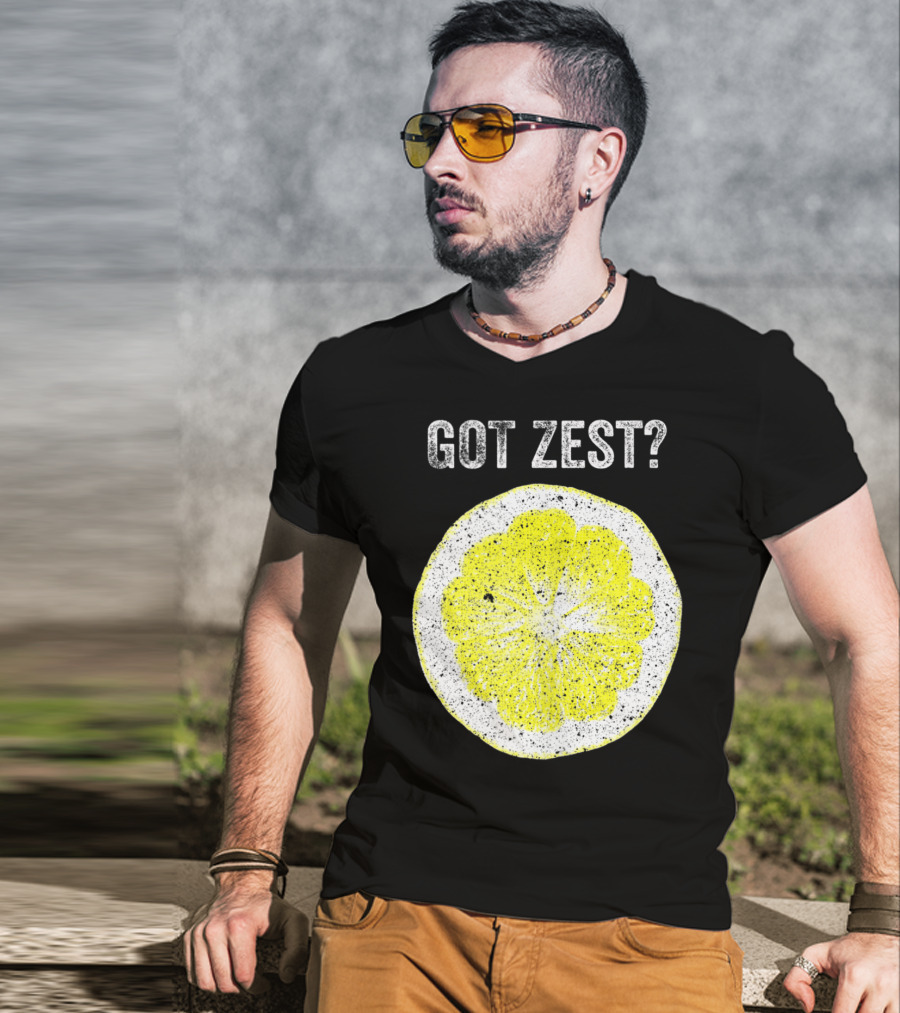 Got Zest? Chef Cook Food Festival Lemon Slice T-Shirt