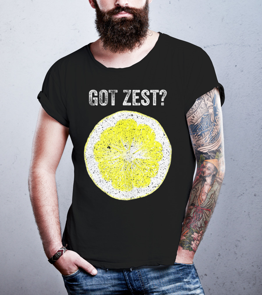 Got Zest? Chef Cook Food Festival Lemon Slice T-Shirt