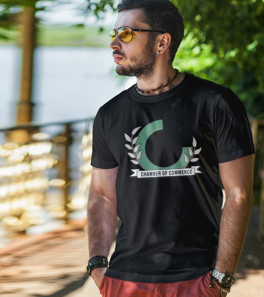 Covington Chamber Of Commerce Laurel Emblem T-Shirt