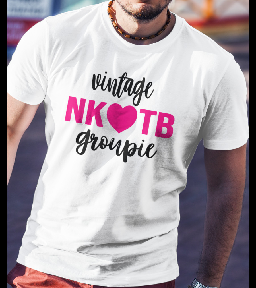 Vintage NKOTB Heart Groupie Kidsg T-Shirt