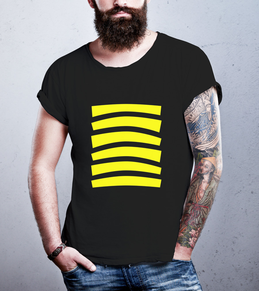 Cute Honeybee Halloween Costume Top With Yellow Stripes T-Shirt