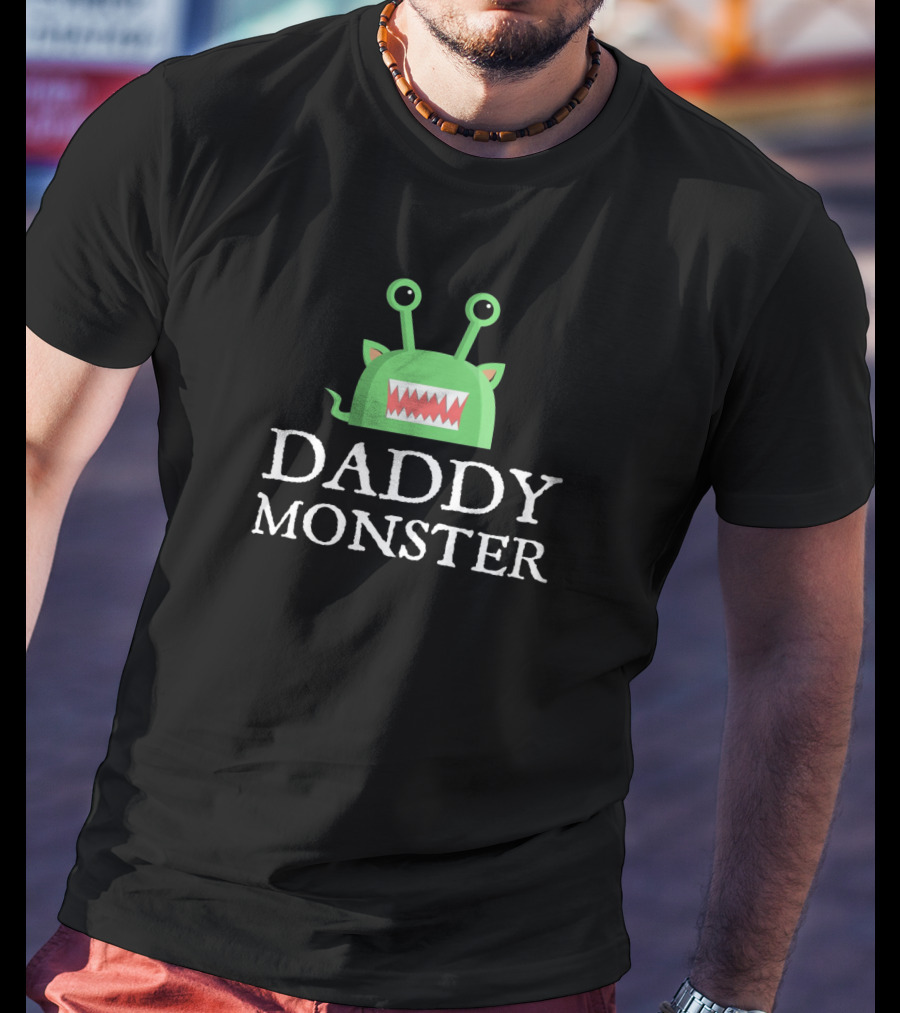 Daddy Monster Family Halloween Costume Mens Shirt Monster Daddy T-Shirt